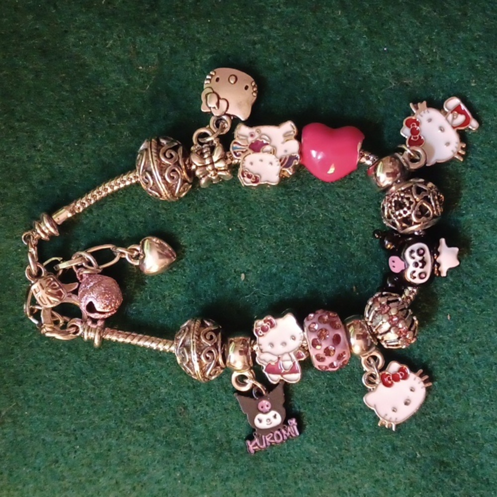 Sanrio Hello Kitty and Kuromi Bracelet